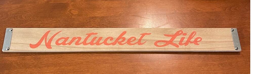 Nantucket Life Wooden Wall Plaque Hanging Beach Home Sign Decor